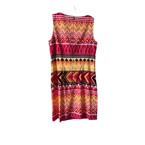 Kim Rogers Women's Size 14 Pink and Orange Dress - Picture 3 of 3